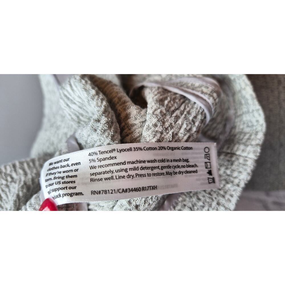 Eileen Fisher System Jacket Textural Cotton Tencel Stretch Gray White Size XL - Picture 7 of 9